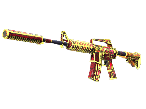 M4A1 消音型 | 女火神之炽焰 (破损不堪)