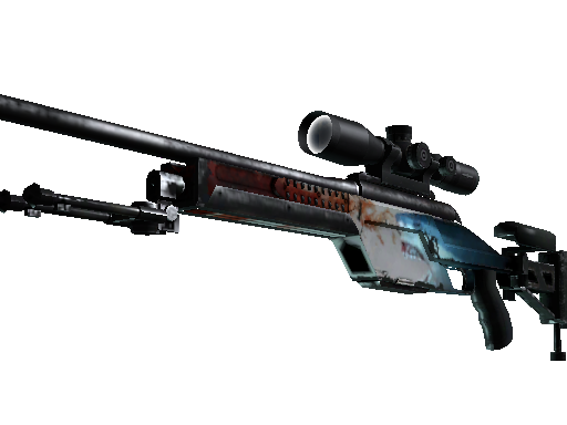 SSG 08（StatTrak™） | 水中之血 (久经沙场)