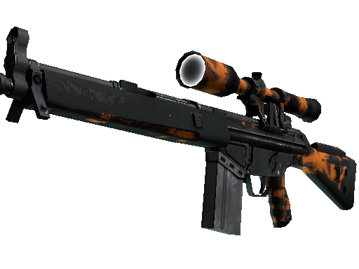 G3SG1（StatTrak™） | 橙光冲击 (战痕累累)