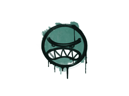 封装的涂鸦 | 愤怒 (暗绿)