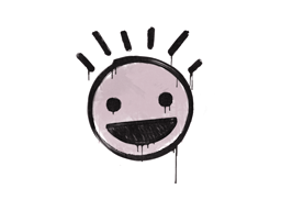 封装的涂鸦 | 笑脸 (藕色)