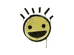 封装的涂鸦 | 笑脸 (草绿)