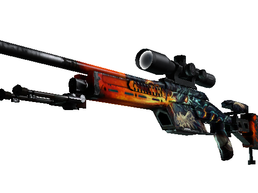 SSG 08 | 炎龙之焰 (久经沙场)