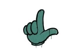 封装的涂鸦 | 矬人 (暗绿)