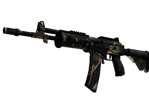 加利尔 AR（StatTrak™） | 黑砂 (破损不堪)