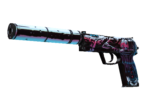 USP 消音版(StatTrak™) | 黑色魅影 (破损不堪)