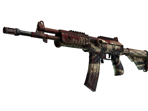 加利尔 AR（StatTrak™） | 深红海啸 (破损不堪)