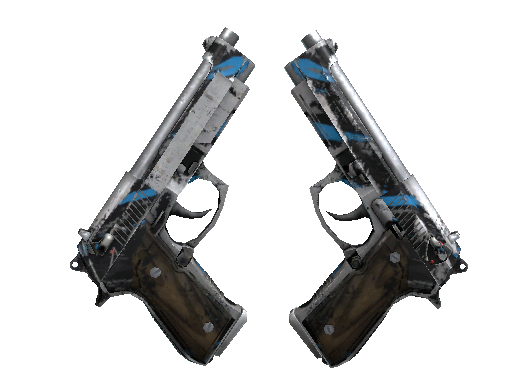 双持贝瑞塔（StatTrak™） | 碎片 (战痕累累)