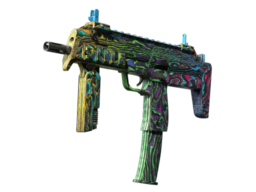 MP7（StatTrak™） | 七彩斑斓 (略有磨损)