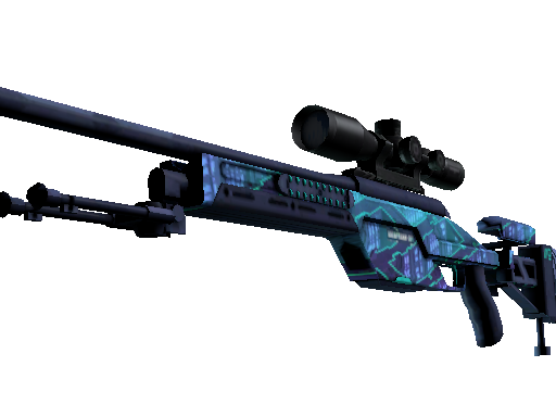 SSG 08(StatTrak™) | 主机001 (略有磨损)