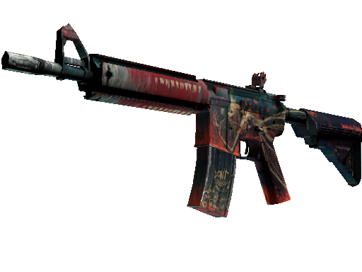 M4A4(StatTrak™) | 齿仙 (久经沙场)