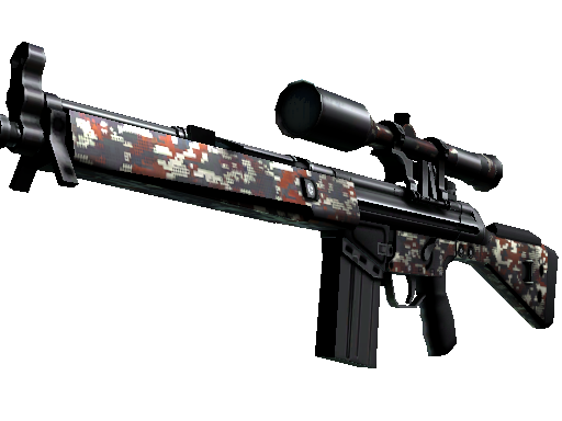 G3SG1（StatTrak™） | 血腥迷彩 (略有磨损)