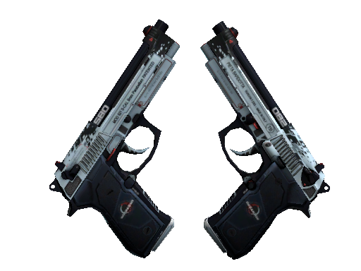 双持贝瑞塔(StatTrak™) | 灾难 (久经沙场)