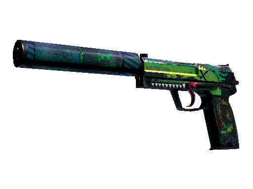 USP 消音版（StatTrak™） | 小绿怪 (久经沙场)