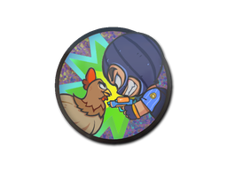 印花 | 斗鸡眼（全息）