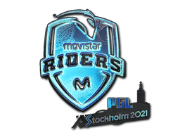 印花 | Movistar Riders (全息) | 2021年斯德哥尔摩锦标赛