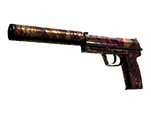 USP 消音版（纪念品） | 橙红安乐蜥 (久经沙场)