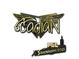 印花 | cadiaN(金色)| 2021年斯德哥尔摩锦标赛