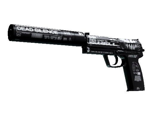 USP 消音版(StatTrak™) | 地狱门票 (略有磨损)