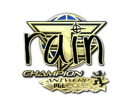 印花 | rain（金色，冠军）| 2022年安特卫普锦标赛