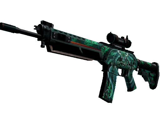 SG 553(StatTrak™) | 青龙 (久经沙场)