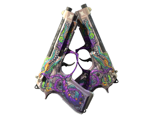 双持贝瑞塔（StatTrak™） | 食人花 (久经沙场)