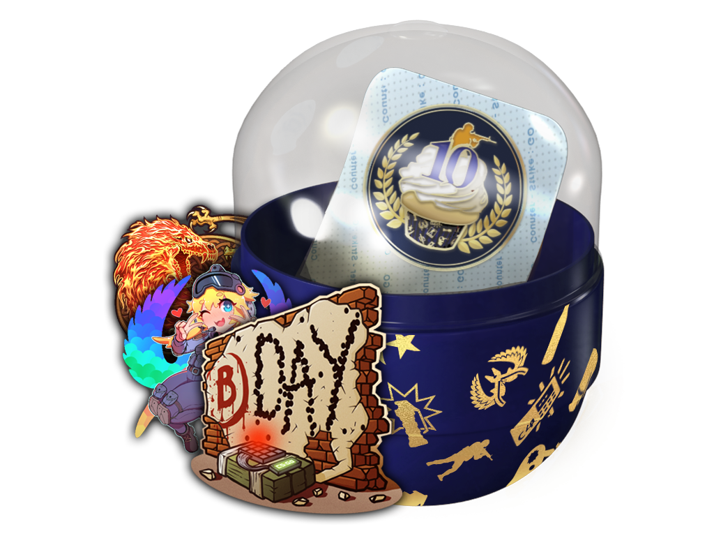 CS:GO 10周年印花胶囊