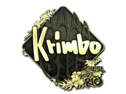 印花 | Krimbo（金色）| 2022年里约热内卢锦标赛