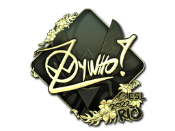 印花 | ZywOo（金色）| 2022年里约热内卢锦标赛