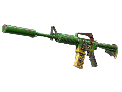 M4A1 消音型(StatTrak™) | 隐伏帝王龙 (战痕累累)