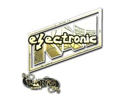 印花 | electronic（金色）| 2023年巴黎锦标赛
