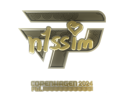 印花 | n1ssim（金色）| 2024年哥本哈根锦标赛