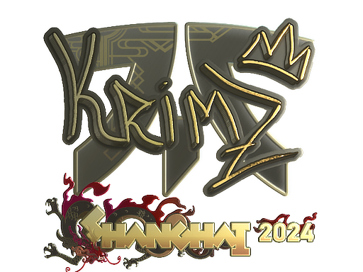 印花 | KRIMZ（金色）| 2024年上海锦标赛