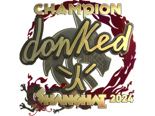印花 | donk（金色，冠军）| 2024年上海锦标赛