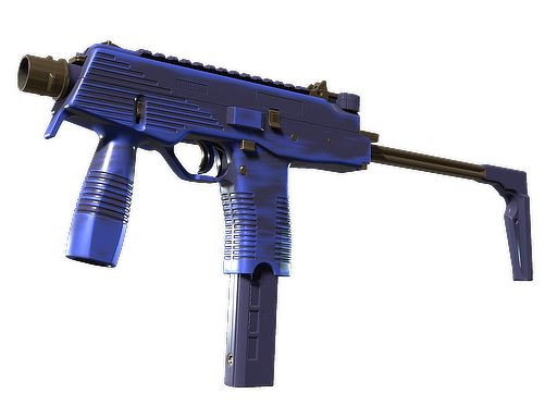 MP9 | 褪色蓝痕 (略有磨损)