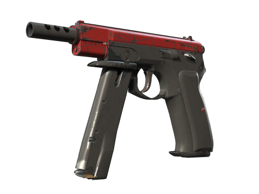 CZ75（StatTrak™） | 深红之网 (破损不堪)