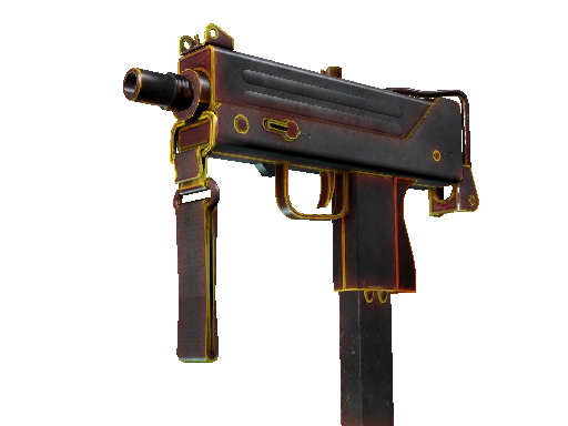 MAC-10（StatTrak™） | 炽热 (战痕累累)