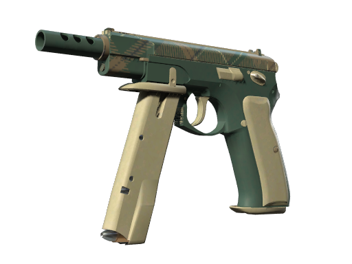 CZ75 | 绿色格纹 (略有磨损)