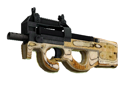 P90(StatTrak™) | 精雕木刻 (略有磨损)