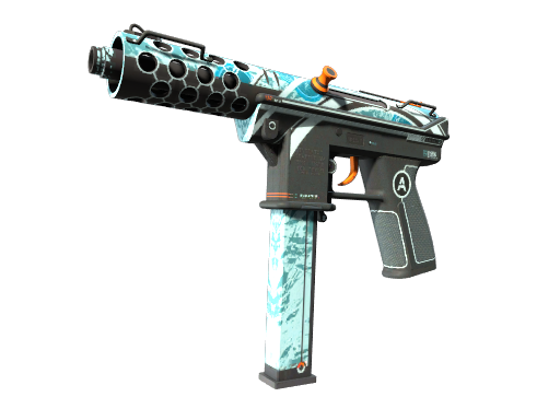 Tec-9(StatTrak™) | 坍雪寒裘 (略有磨损)