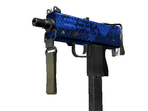MAC-10(StatTrak™) | 青金鳄皮 (崭新出厂)