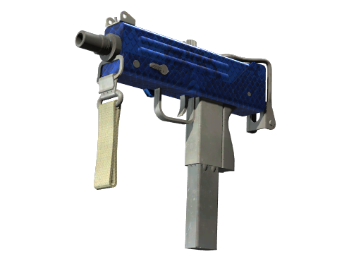 MAC-10(StatTrak™) | 青金鳄皮 (略有磨损)
