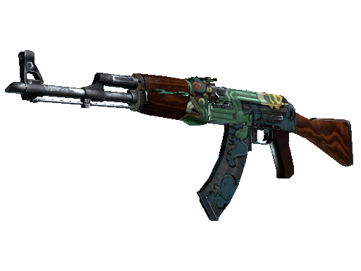 AK-47（StatTrak™） | 火蛇 (略有磨损)
