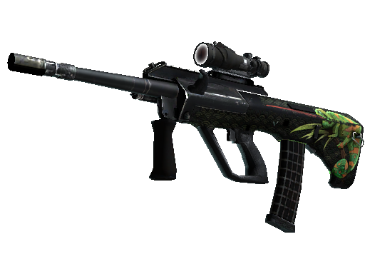 AUG(StatTrak™) | 变色龙 (破损不堪)