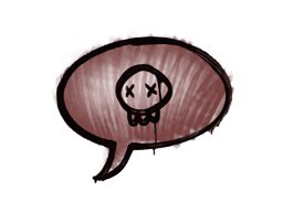 封装的涂鸦 | 死刑 (砖红)