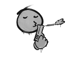 封装的涂鸦 | 快枪手 (灰色)