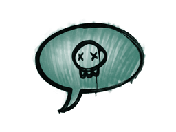 封装的涂鸦 | 死刑 (暗绿)