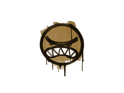 封装的涂鸦 | 愤怒 (棕褐)