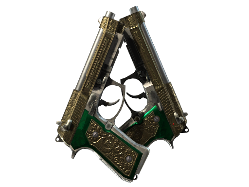 双持贝瑞塔（StatTrak™） | 皇室伴侣 (战痕累累)