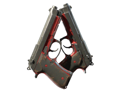 双持贝瑞塔（StatTrak™） | 黑豹 (战痕累累)